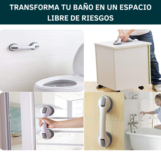 Soporte de Seguridad para Ducha, Tina y Baño - Protege a tu familia de los accidentes en el baño