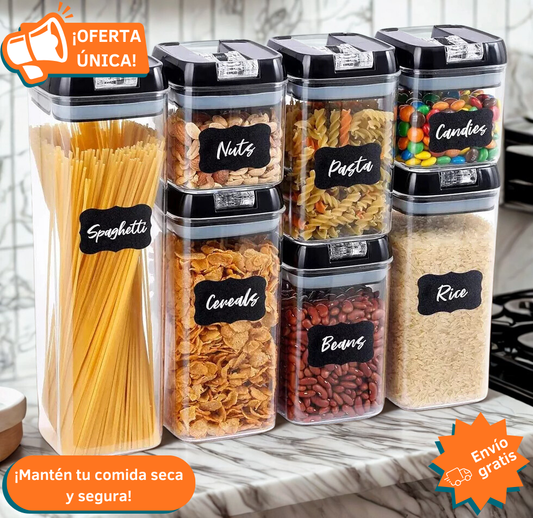 Set De 7 Contenedores Hermético