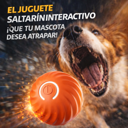 Pelota Inteligente Saltarina para Mascotas - Haz que tu mascota juegue mientras descansas o trabajas