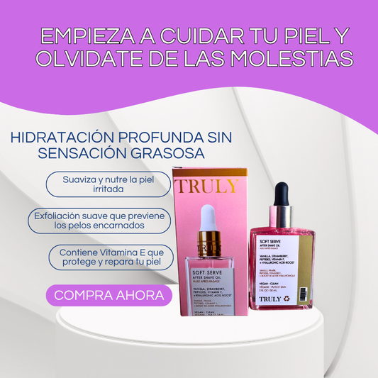Truly Aceite After Shave - Hidrata y protege tu piel