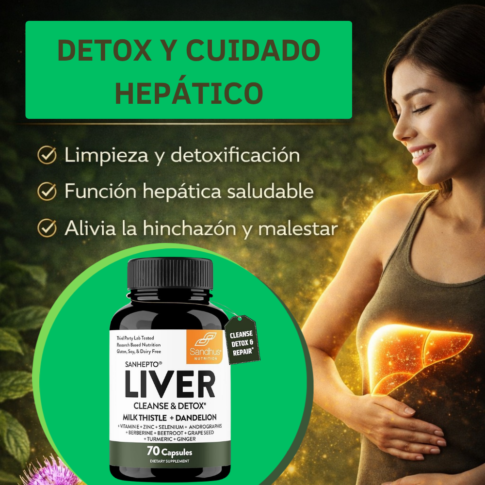Limpiador de Hígado - Vuelve a disfrutar de tus días sin malestar