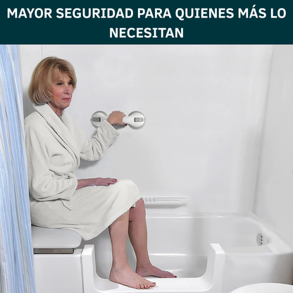 Soporte de Seguridad para Ducha, Tina y Baño - Protege a tu familia de los accidentes en el baño