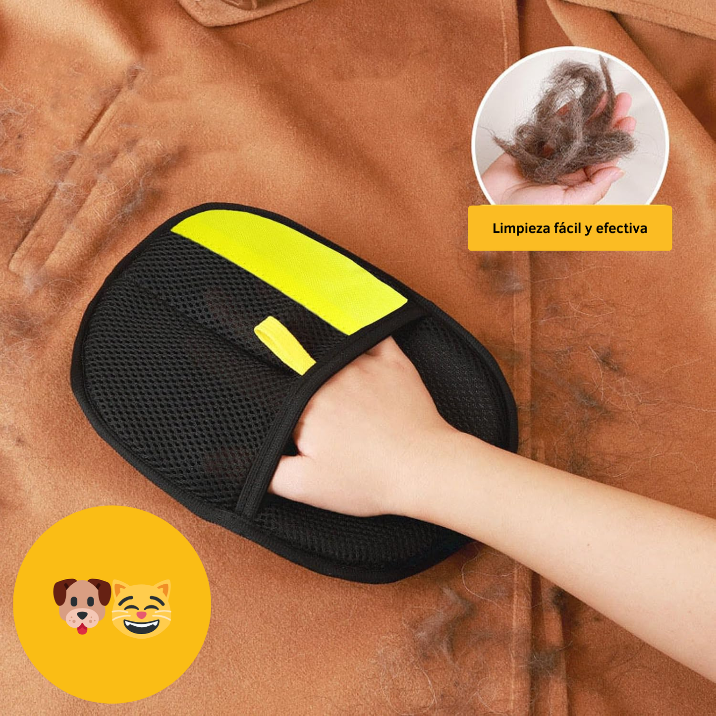 Guante Removedor de Pelos de Mascota