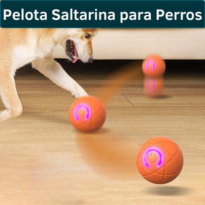 Pelota Inteligente Saltarina para Mascotas - Haz que tu mascota juegue mientras descansas o trabajas