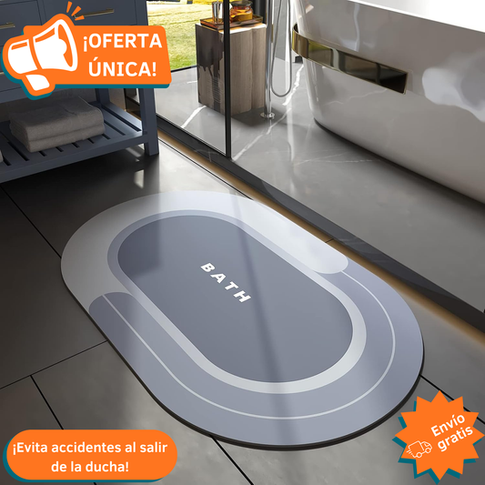 Alfombra de Secado Rápido para Baño