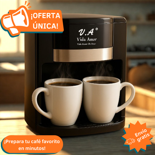 Cafetera Eléctrica con Capacidad para 2 Tazas