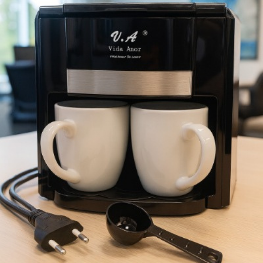 Cafetera Eléctrica con Capacidad para 2 Tazas